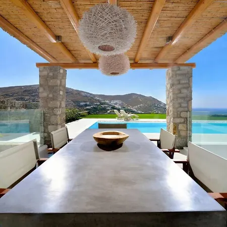 Villa Illustrious Mykonos - 4 Bedrooms - Mai - Private Pool & Bbq - Elia